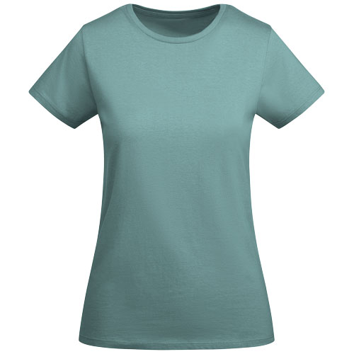 T-shirt publicitaire femme en coton bio certifié Breda 175 g_Bleu cendré