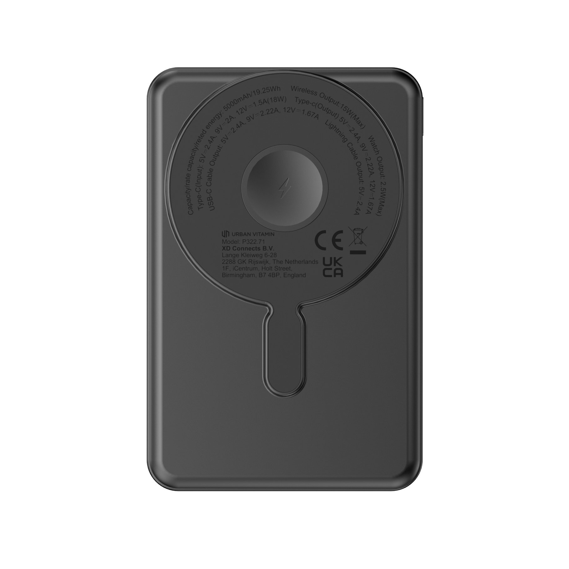 Batterie externe rapide Urban Vitamin Redwood 5000 mAh et 20W PD _01