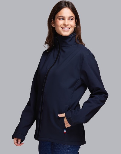 Veste softshell femme en polyester recyclé Saleve_01