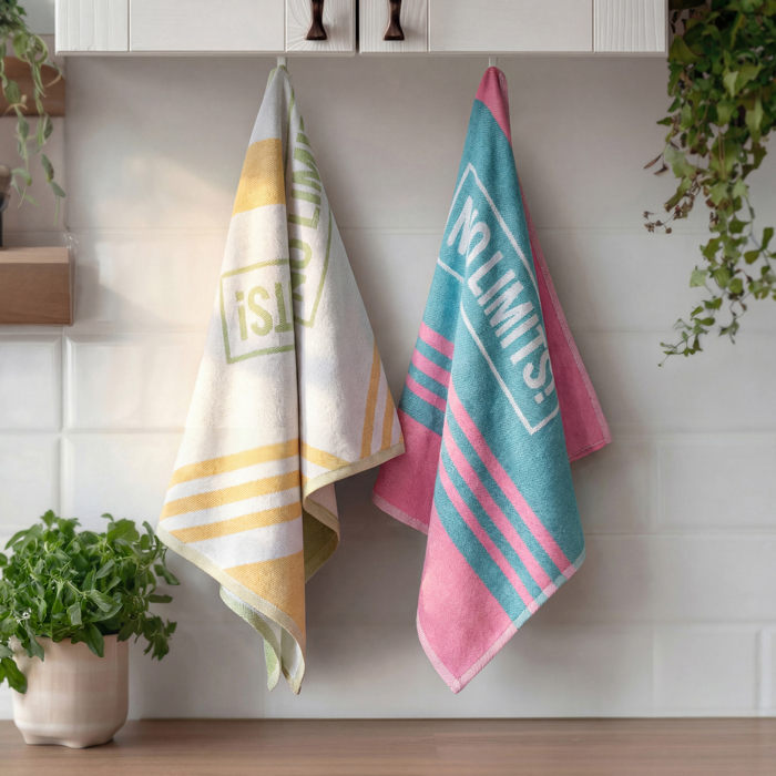 Torchon de cuisine personnalisé en coton Jacquard 250 g_04