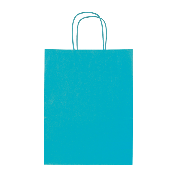 Sac en papier kraft Modish Full colors 23 x 30 cm_Bleu