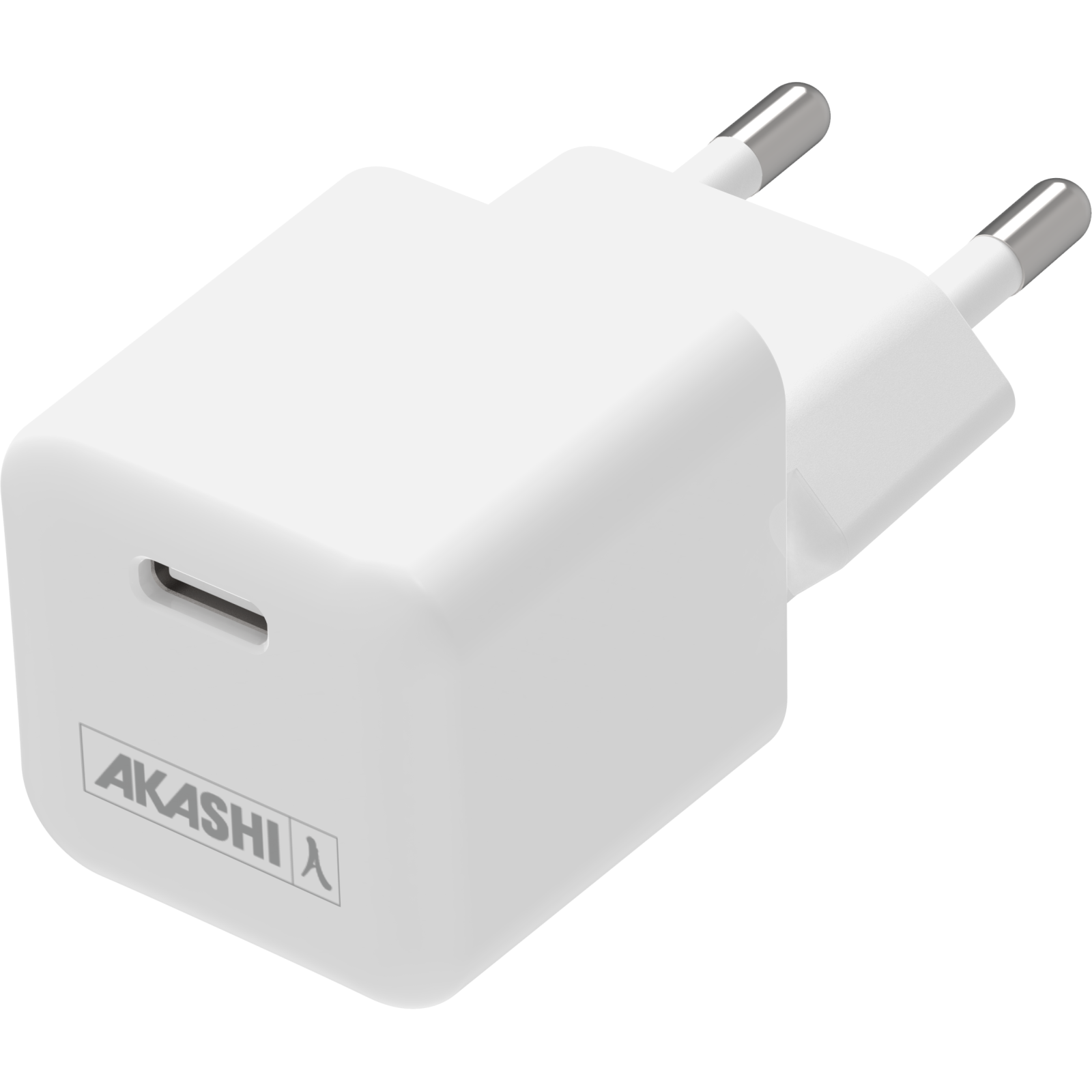 Chargeur mural rapide en plastique recyclé Nano Power Delivery 30 W_Blanc