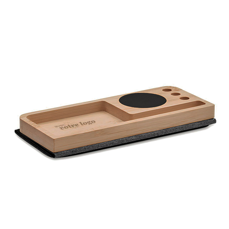 Tapis de souris 3-en-1 en bambou et polyester recyclé rPET Pandu_02