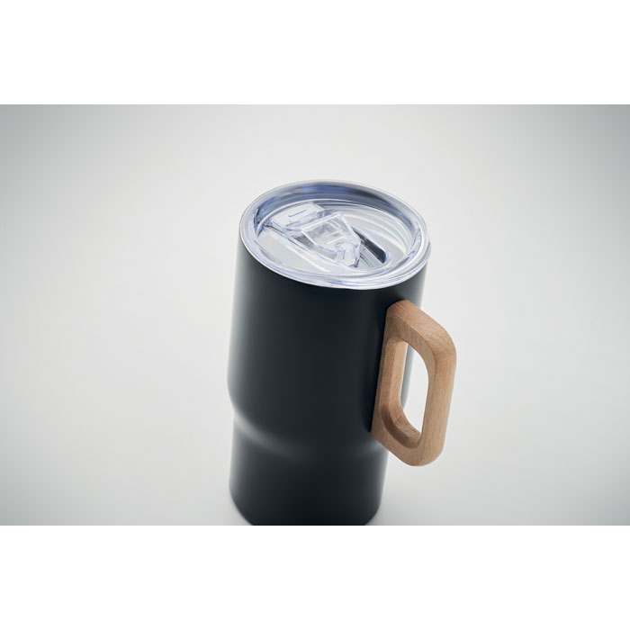 Mug isotherme en inox recyclé et bois Tumboo 350 mL_03