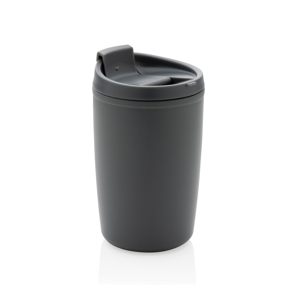 Mug de voyage en plastique recyclé certifié Will 300 mL_Gris