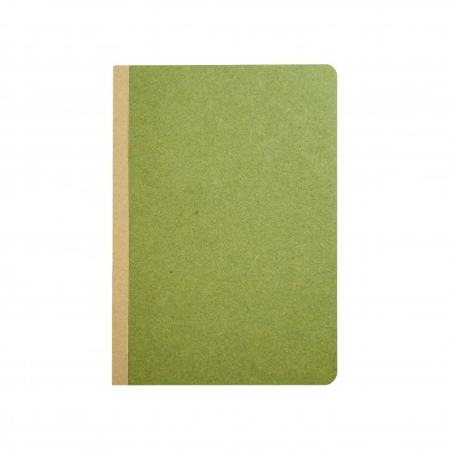 Carnet A5 en carton recyclé Lisbone_Vert