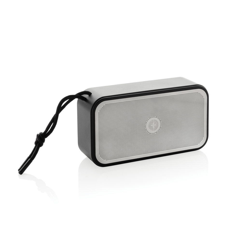 Enceinte nomade en aluminium recyclé certifié Swiss Peak 10 W_Gris