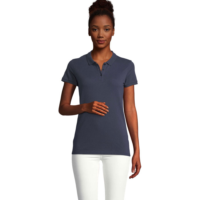 Polo femme en coton bio certifié Planet 170 g_French marine