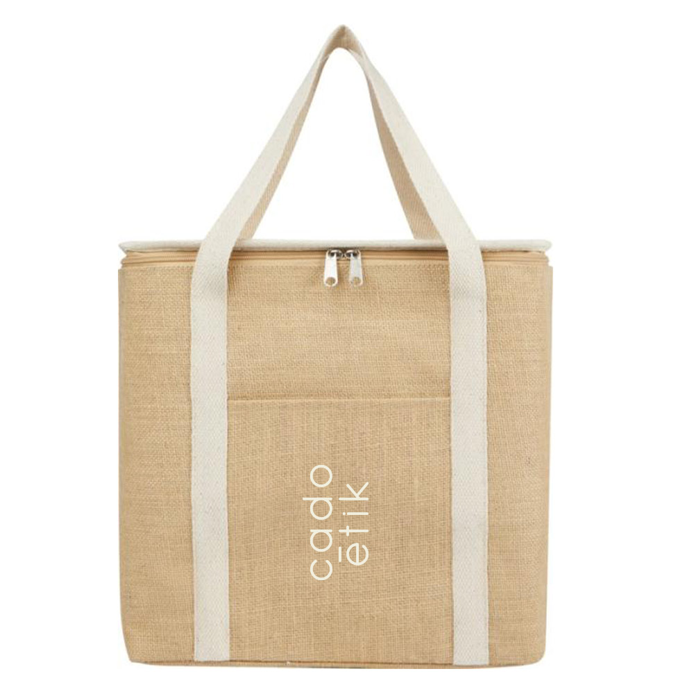 Sac isotherme personnalisé en jute certifié Juta 19 L_02