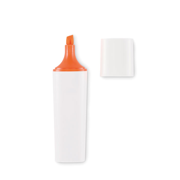 Surligneur en plastique recyclé rPET Lit_Orange fluo