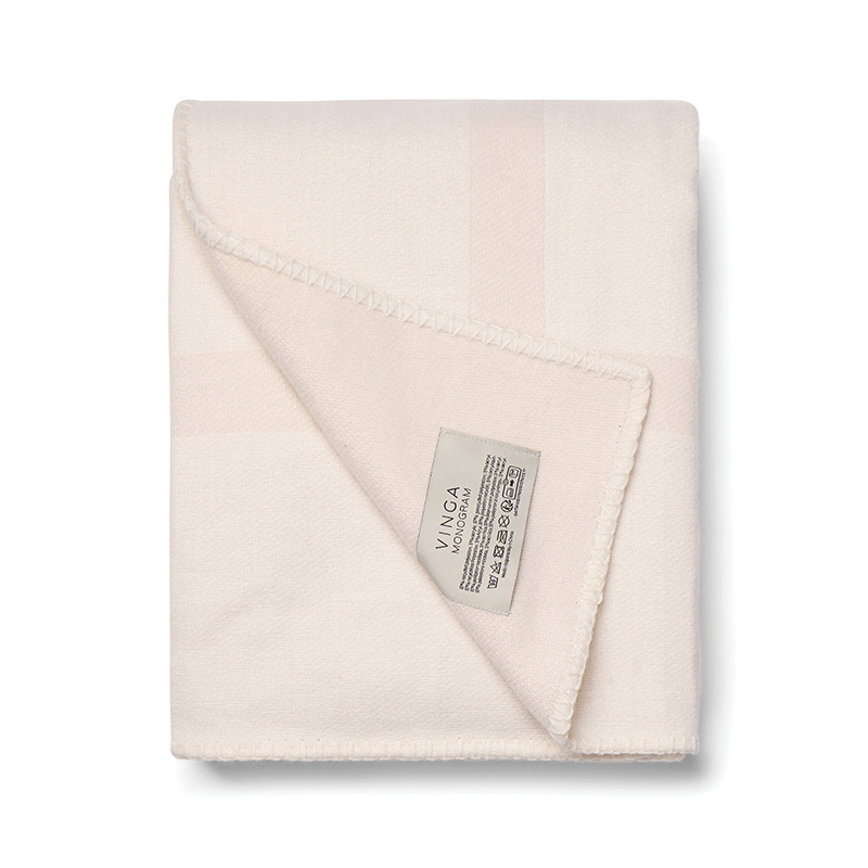 Couverture en polyester recyclé certifié Vinga Monogram 260 g_02
