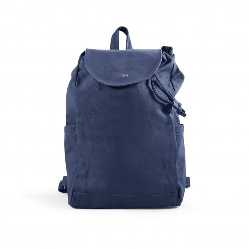 Sac à dos en coton recyclé certifié Natura_Bleu