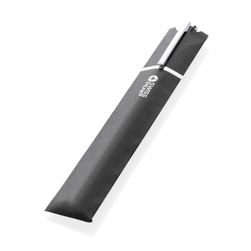 Stylo bille en aluminium recyclé certifié Swiss Peak Cedar _04