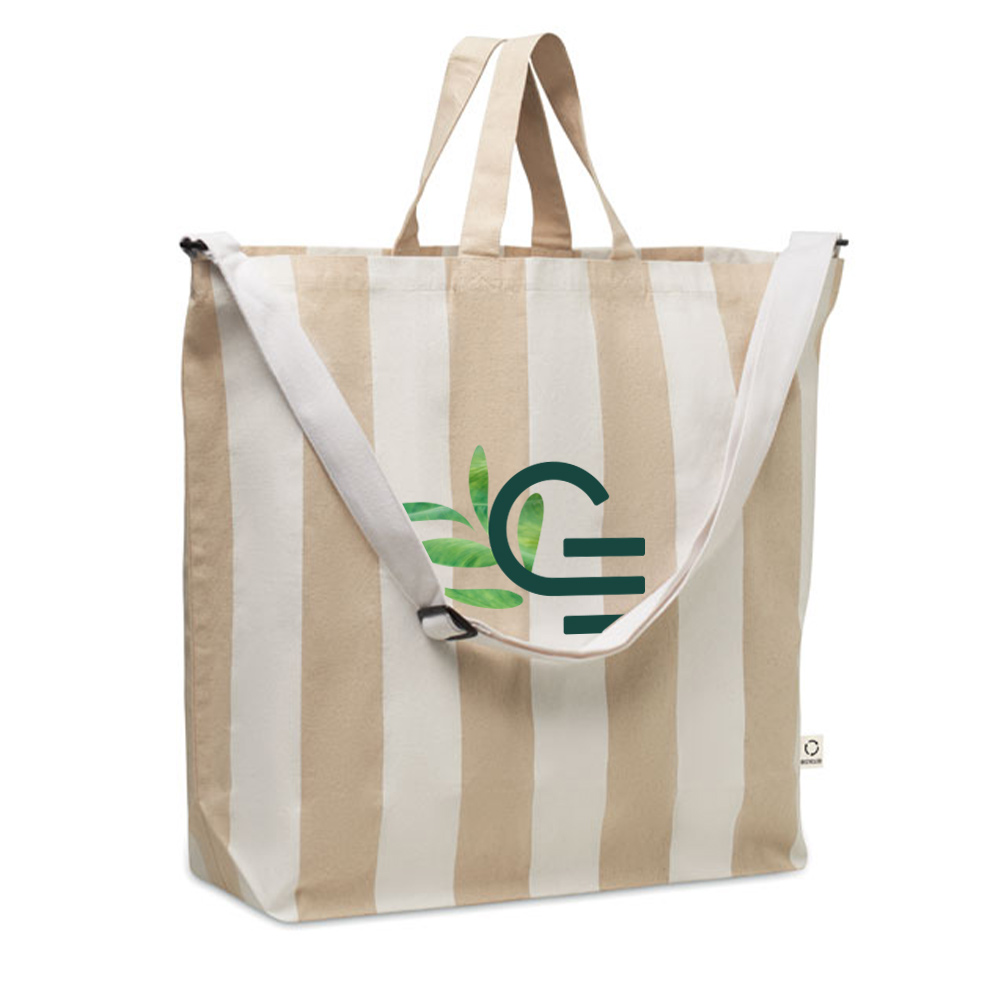 Sac de plage en coton et polyester recyclés Laguna 280 g_01
