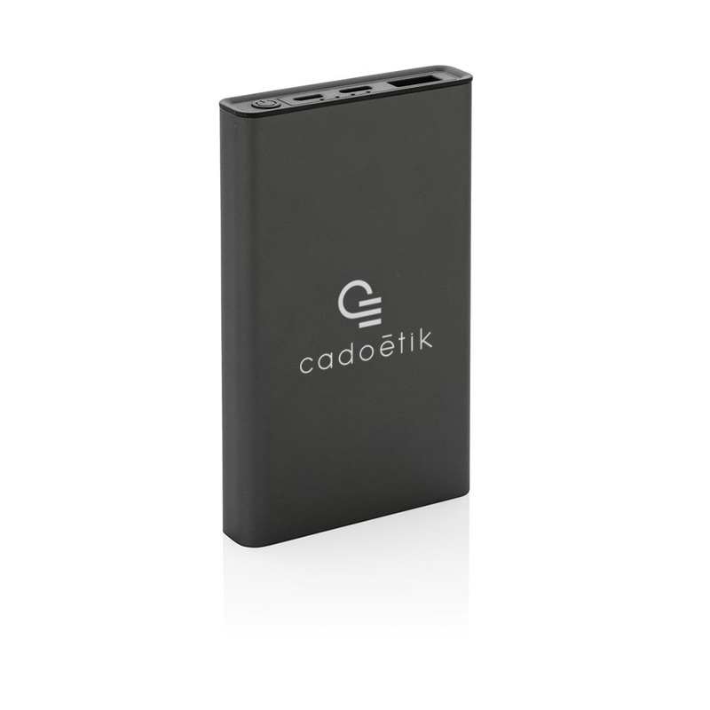 Batterie externe en aluminium recyclé certifié Terra 5000 mAh_1
