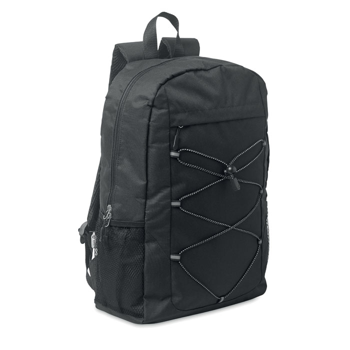 Sac à dos en polyester recyclé rPET Hige_Noir