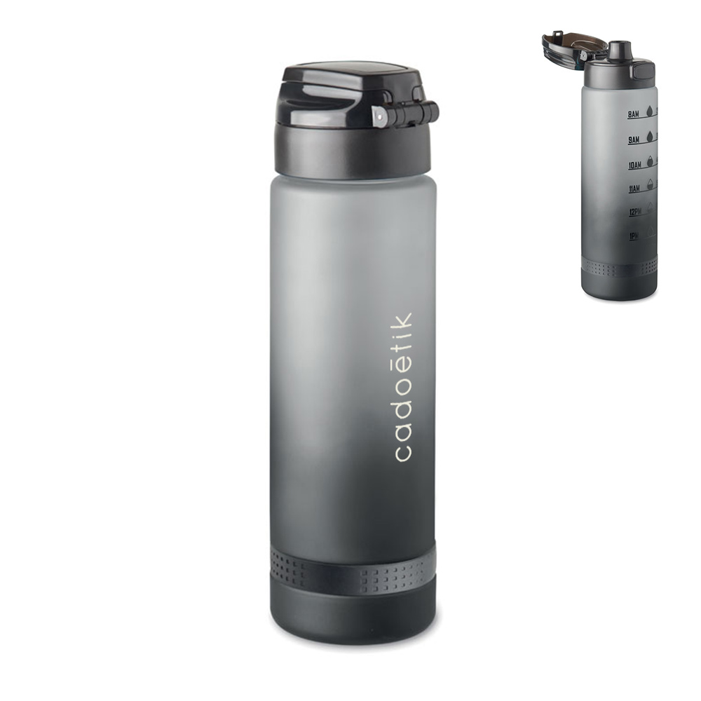 Bouteille de sport personnalisée avec graduation Level 1L