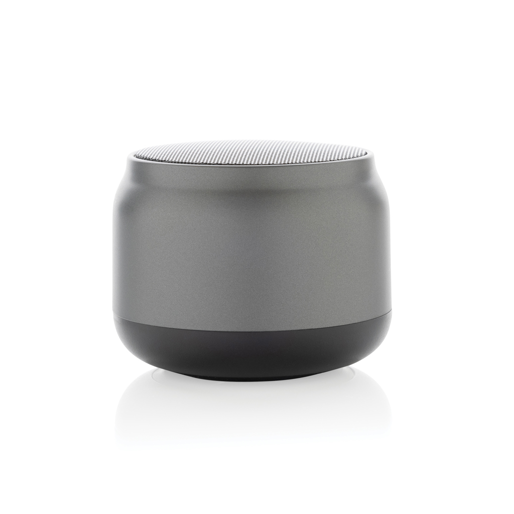Enceinte nomade en plastique recyclé certifié BeatBuddy 3W_Gris