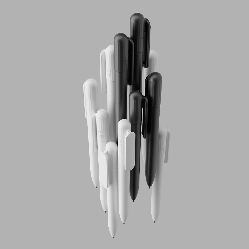 Stylo bille en plastique recyclé DS6_04
