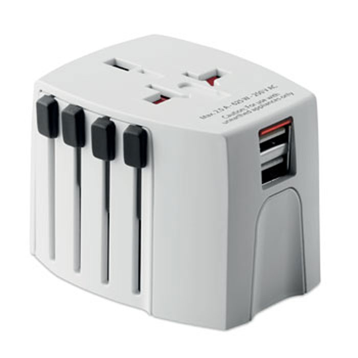 Adaptateur de voyage Muv Usb Skross®_Blanc