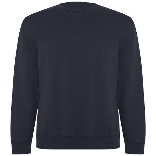 Sweat unisexe en coton bio et polyester recyclé certifiés Batian 300 g_Navy blue