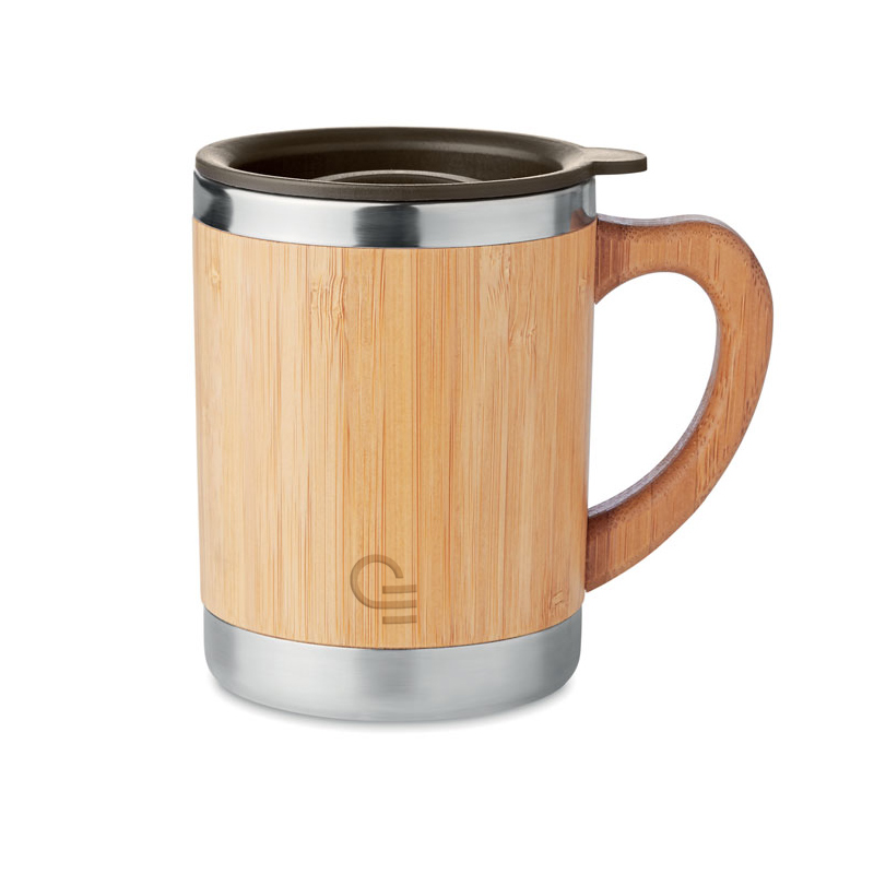 mug isotherme inox bambou