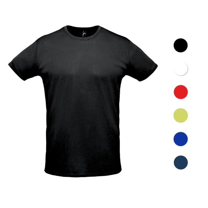 T-shirt de sport unisexe en polyester certifié Sprint 130 g_02