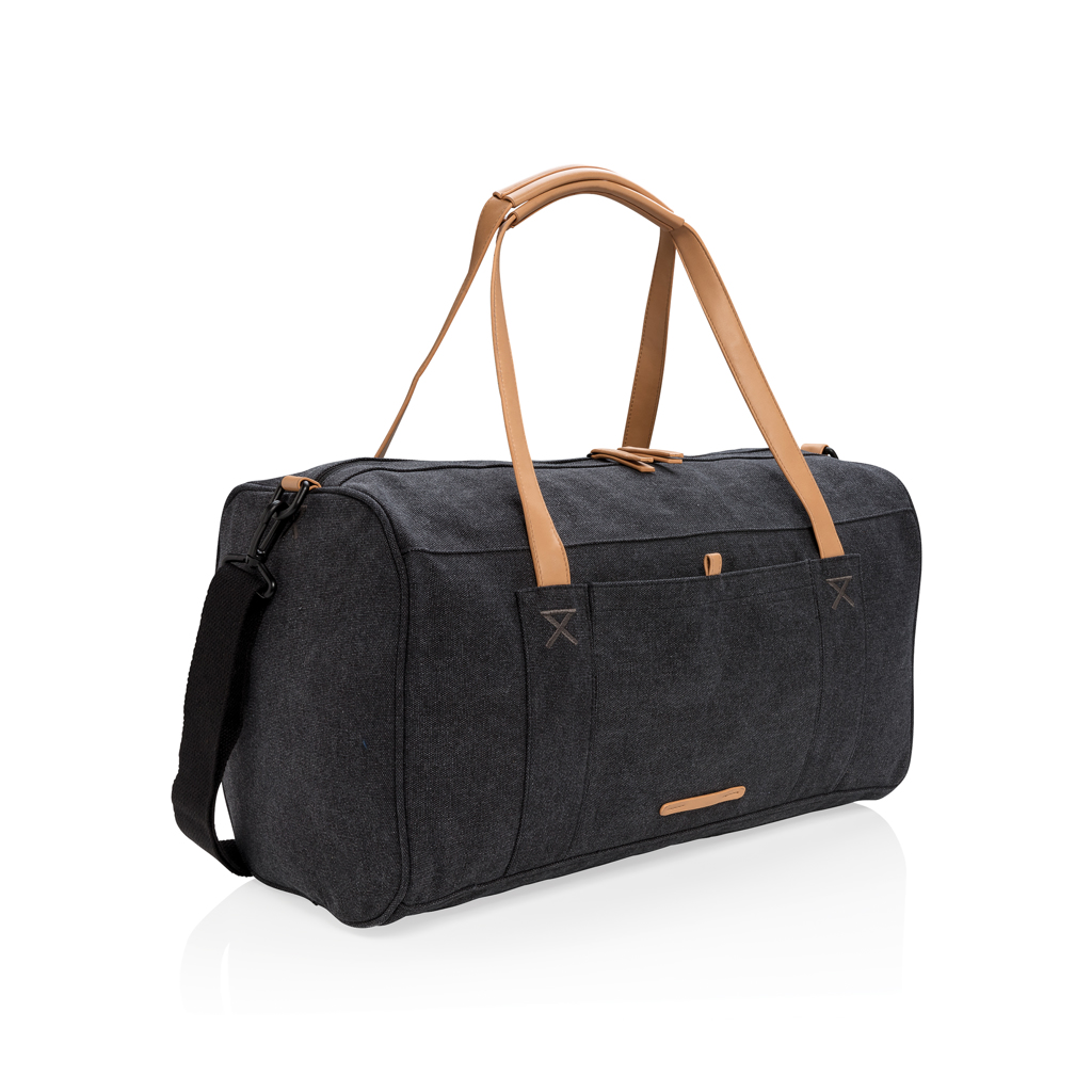 Sac de voyage en toile Yuca_Noir