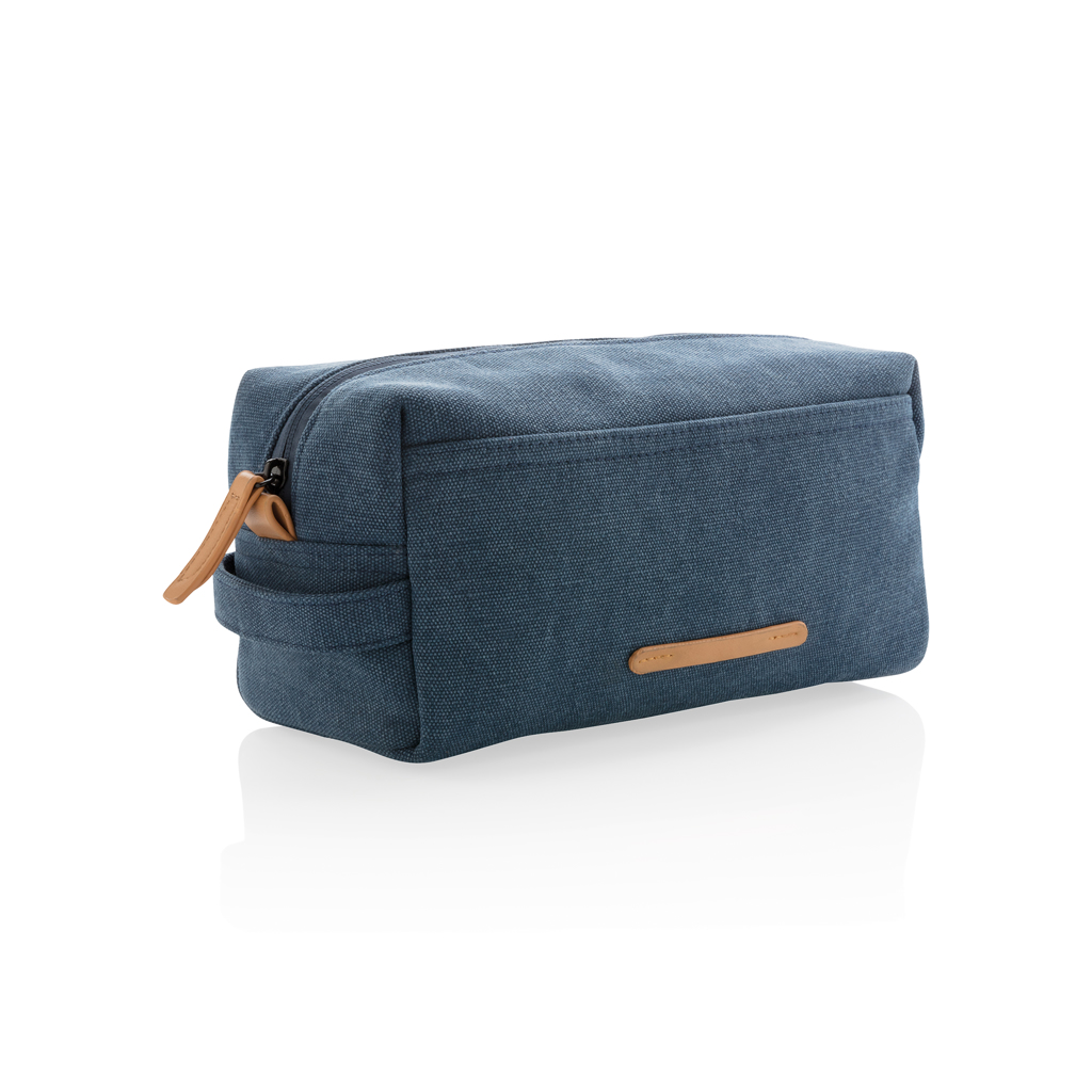 Trousse de toilette en toile Yuki_Bleu