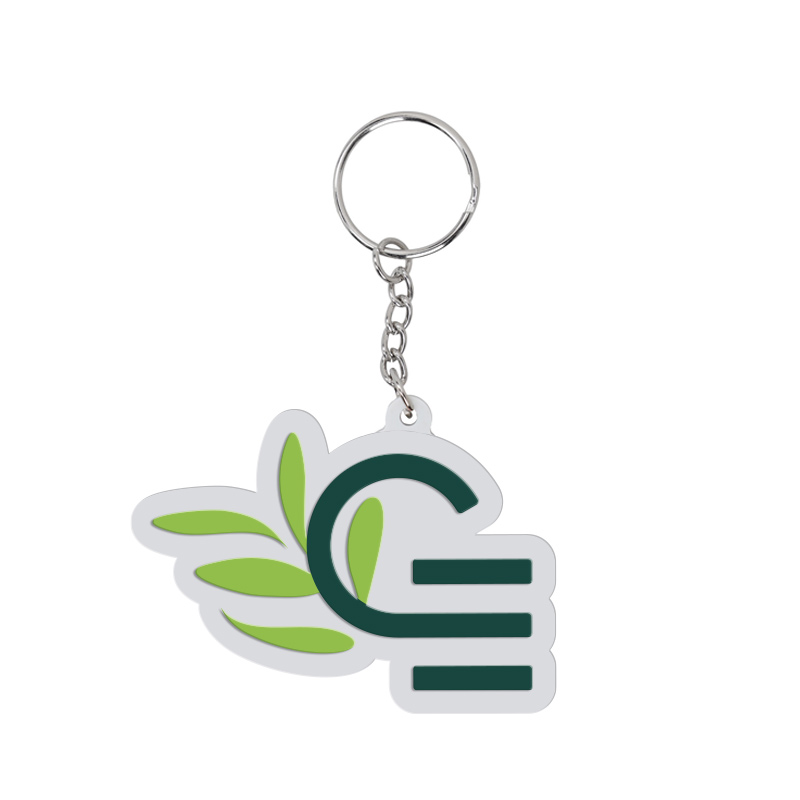 Porte-clés publicitaire souple sur-mesure à la forme NFC_01