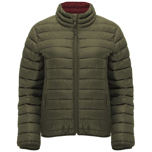 Doudoune femme en polyester certifié Finland 290 g_Militar green