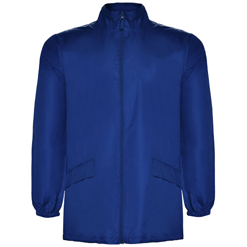 Coupe-vent unisexe en polyester certifié Escocia_Bleu royal