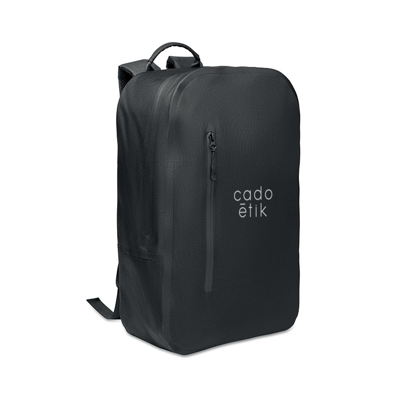 Sac à dos ordinateur publicitaire 16" en polyester recyclé rPET Brenna_01