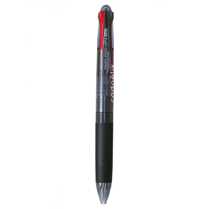 Stylo publicitaire écologique 4 couleurs en plastique recyclé Feed