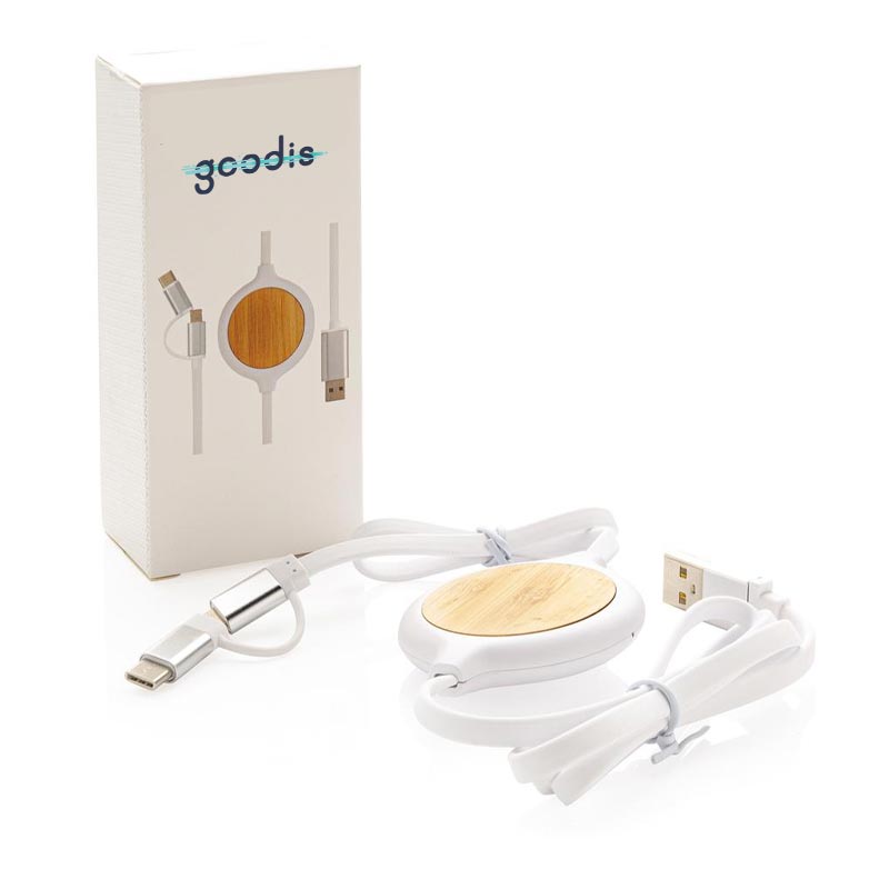 Câble 3 en 1 avec chargeur induction en bambou Bamboost 5W_03
