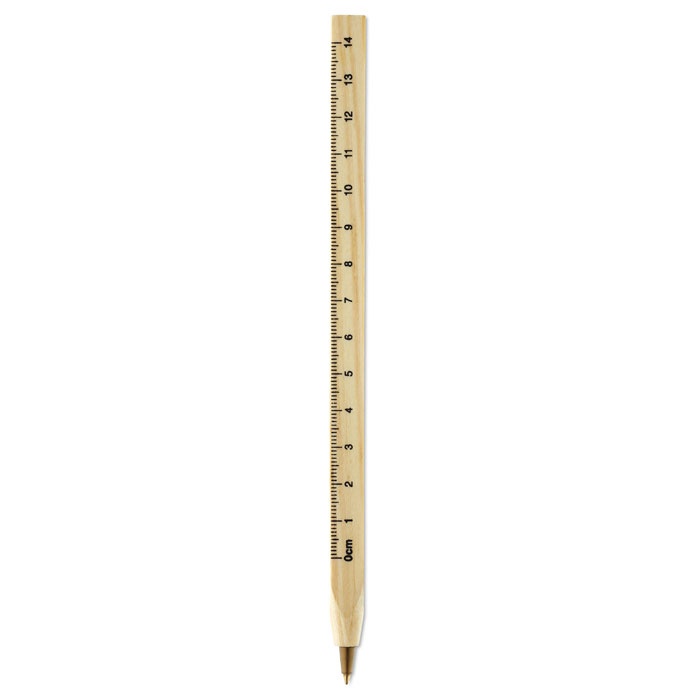 Stylo bille règle en bois Woodave_Bois