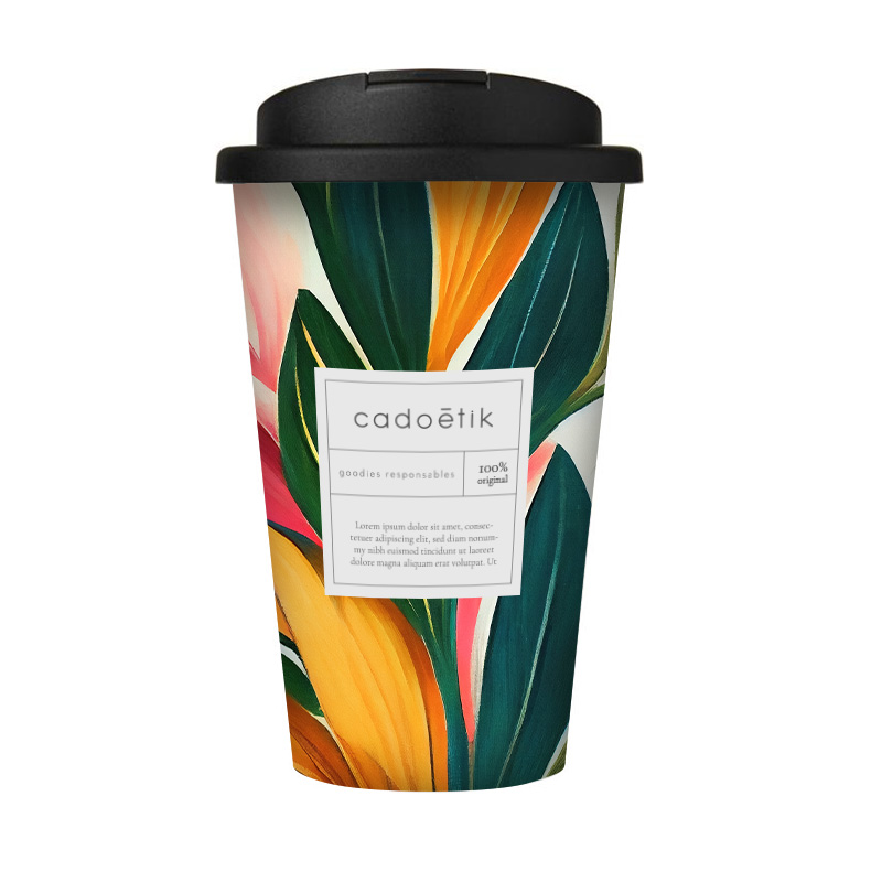 Mug de voyage isotherme en plastique recyclé Brite-Americano® Recycled 350 mL_1