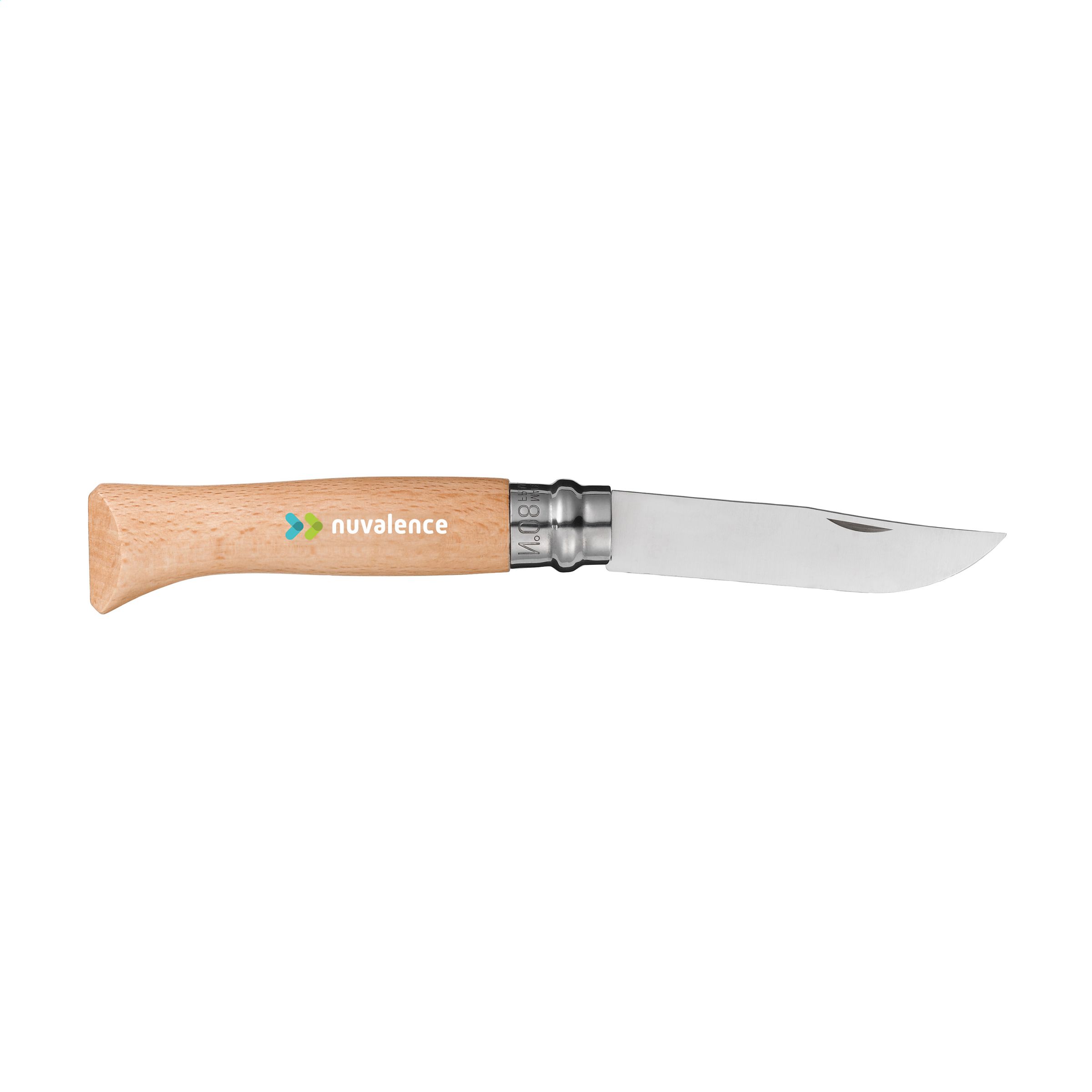 Couteau de poche en bois de hêtre certifié Opinel N°8_02