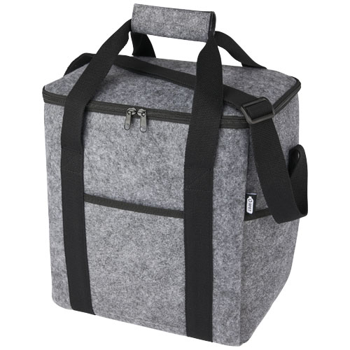 Sac isotherme en polyester recyclé certifié Felta_Gris moyen