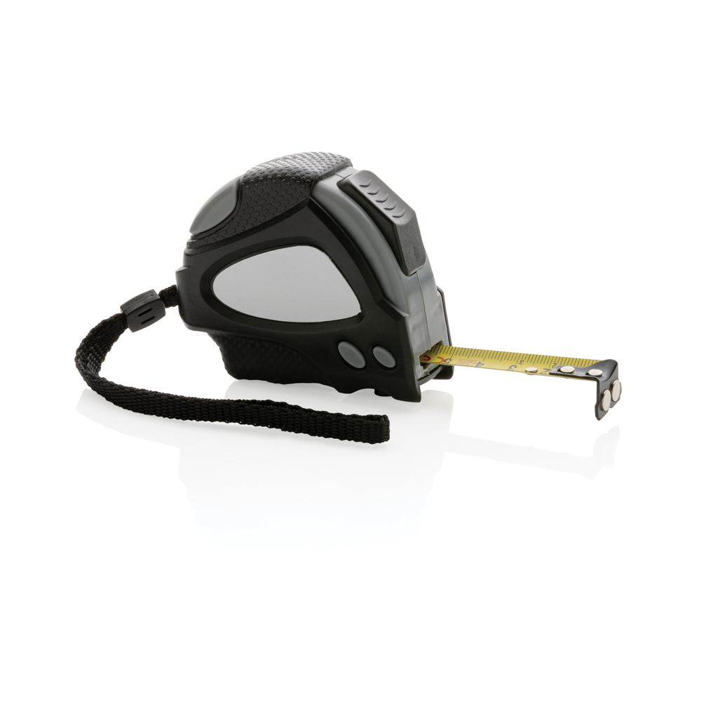 Mètre ruban en plastique recyclé certifié Auto Stop 3 m_Noir