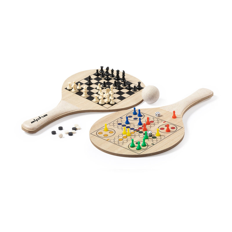 Raquettes de plage & jeux en bois et fibre de blé Pecter_03