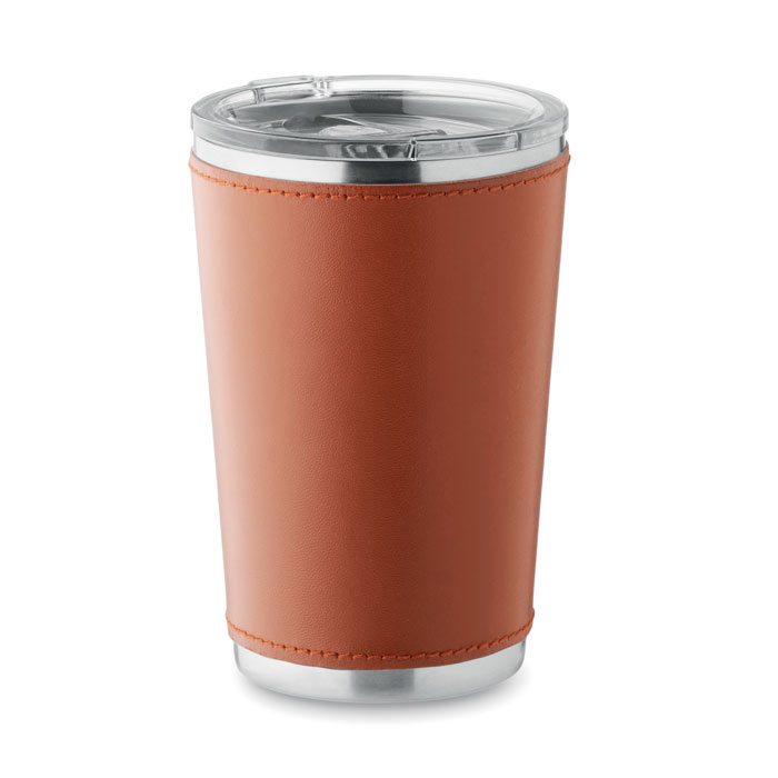 Mug isotherme en inox recyclé Tumlado 350 mL_Marron
