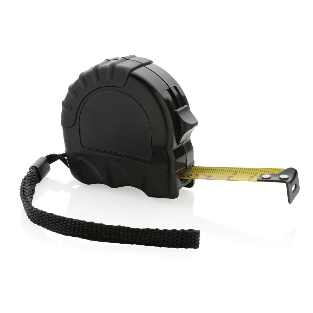 Mètre ruban en plastique recyclé certifié Clay 3 m_Noir