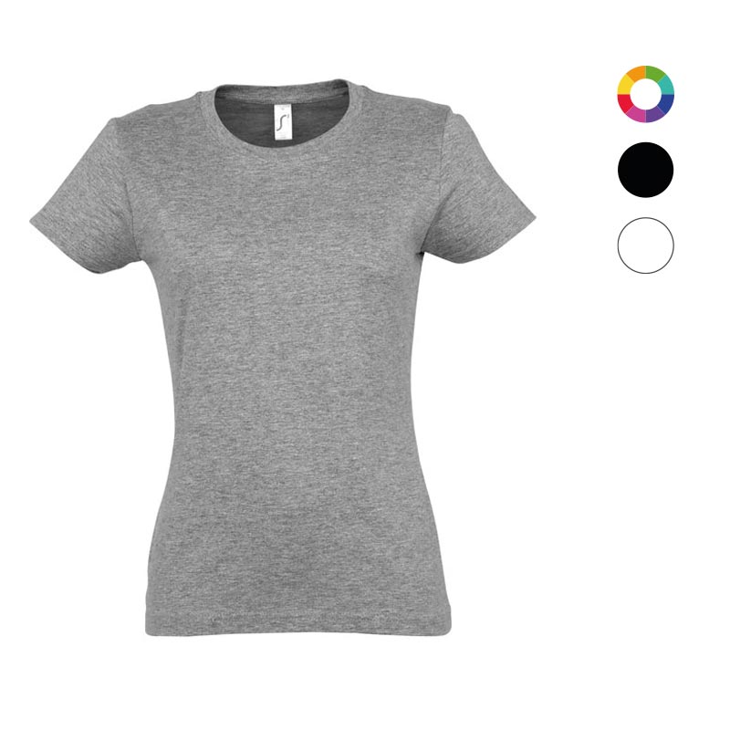 T- shirt publicitaire femme en coton Imperial 190 g - Coloris disponibles
