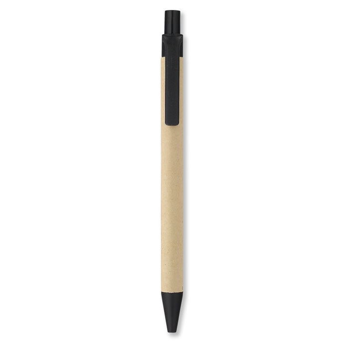Stylo bille en carton et PLA Cartoon_Noir