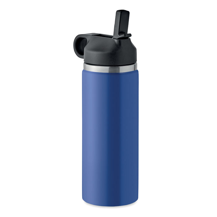 Gourde isotherme en inox recyclé Ivalo 500 mL_Bleu
