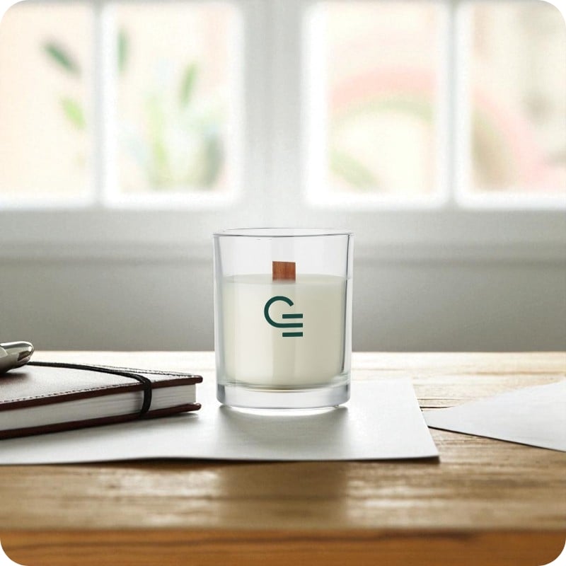 Bougie végétale parfumée en verre Kivas Wood 80 g_00