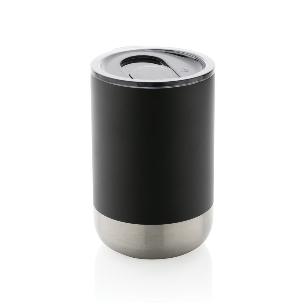 Mug isotherme en inox recyclé certifié Levi 360 mL_Noir