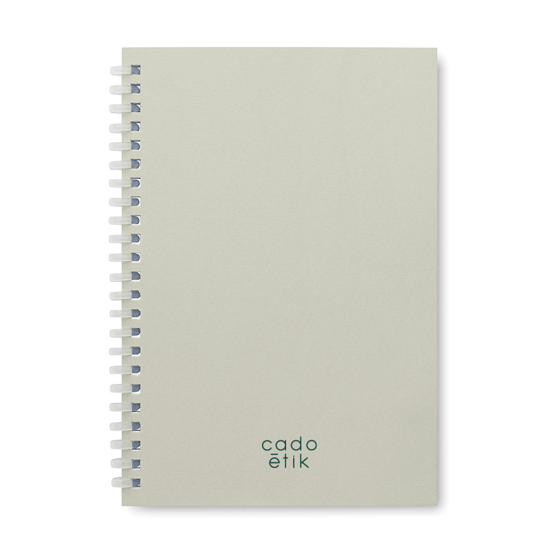 Carnet A5 à spirale en carton et papier recyclés Recarnote_01