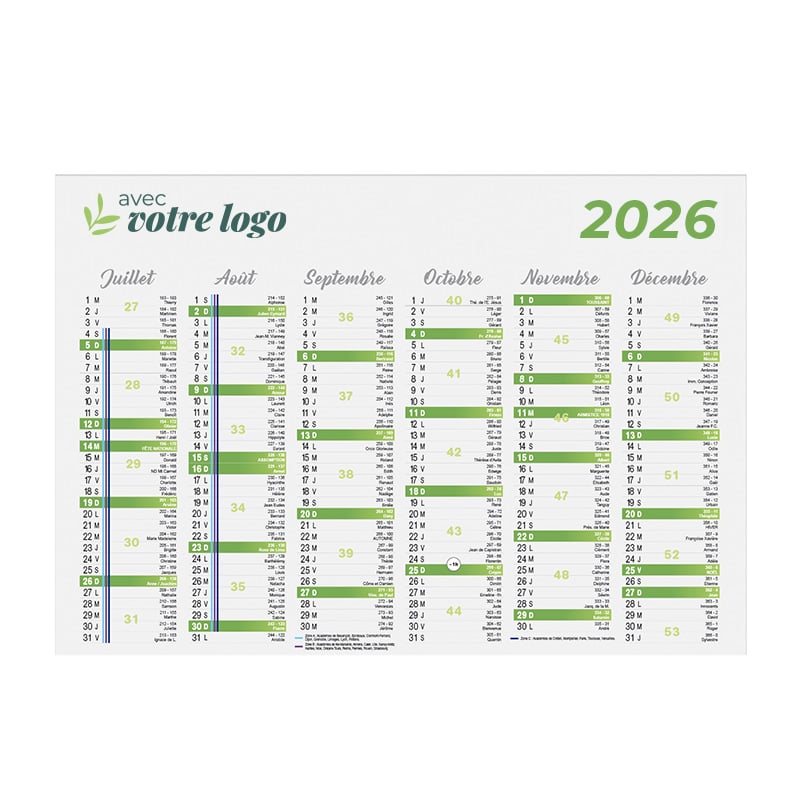 Calendrier Bancaire Cartonné Standard 2026_03